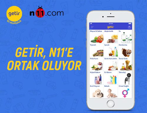 Getir, N11’e Ortak Oluyor